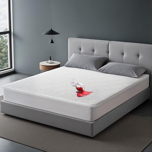 Protector de colchón 100% impermeable con alta resistencia a los líquidos, protector de colchón transpirable 3D Air King, funda de colchón ultra
