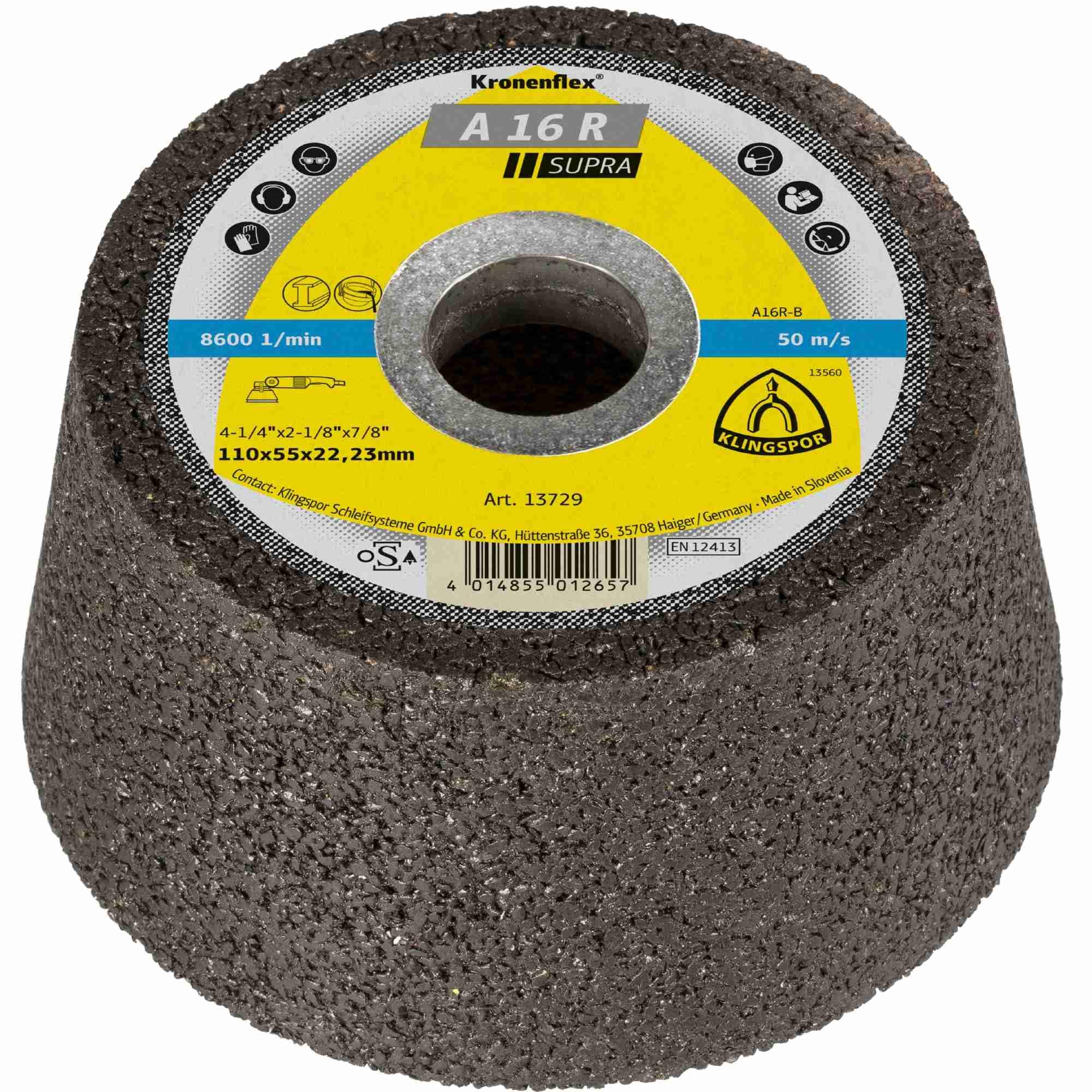 Klingspor Meule Boisseau K.16 pour Acier Moyen