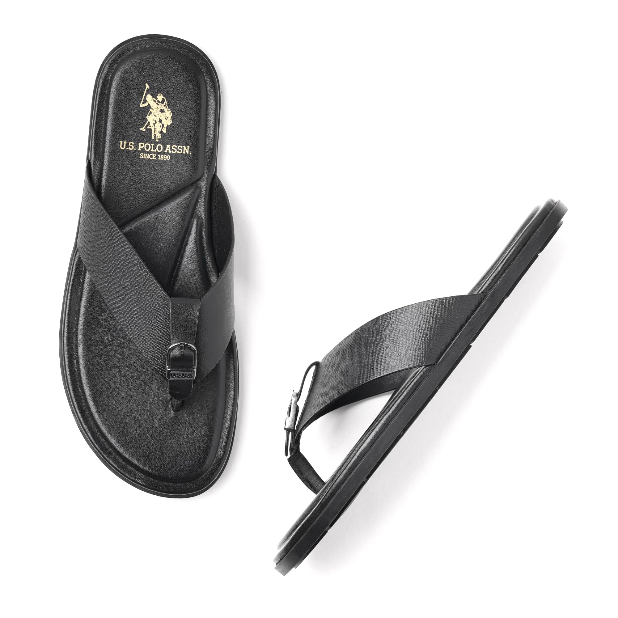 u.s. polo assn. Men's Leather Slipper-picture-23