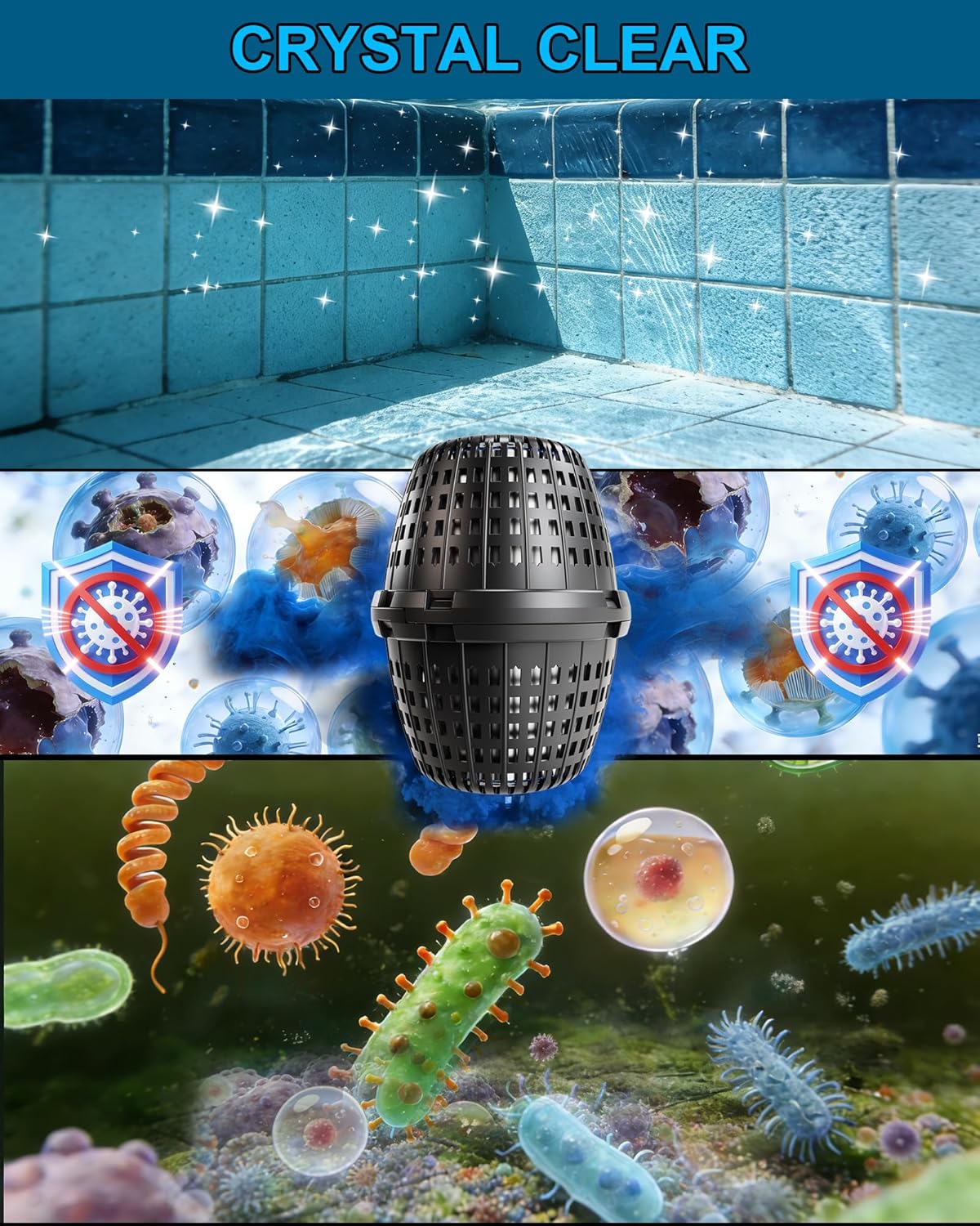 Replacement for fits Black Pool Unit - 20K-30K GALLONS - Mineral Reservoir-6 Month (101066)