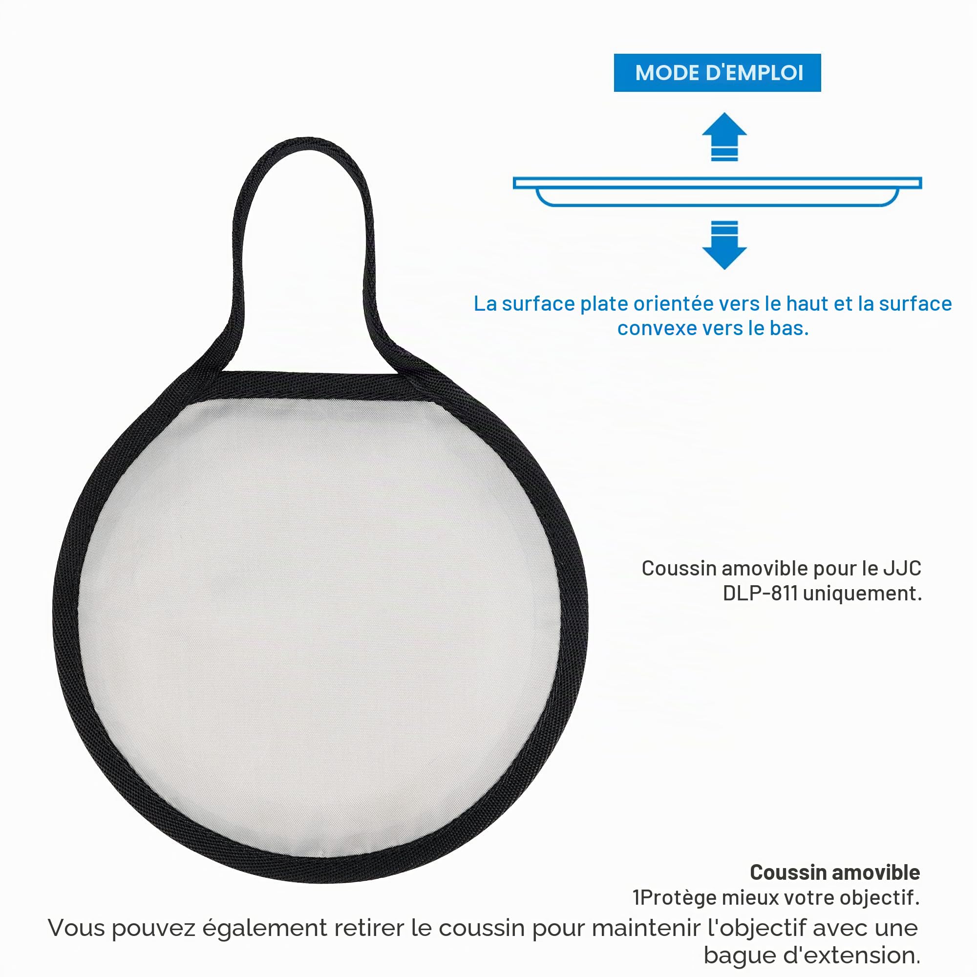 JJC Pochette De Protection pour Objectifs Sony FE 200-600mm F5.6-6.3 RF 200-800 mm F6,3-9 is NIKKOR Z 180-600mm F5.6-6.3, Étui D'objectif avec Bandoulière, Taille Intérieure 5,5 x 14,5 Pouces
