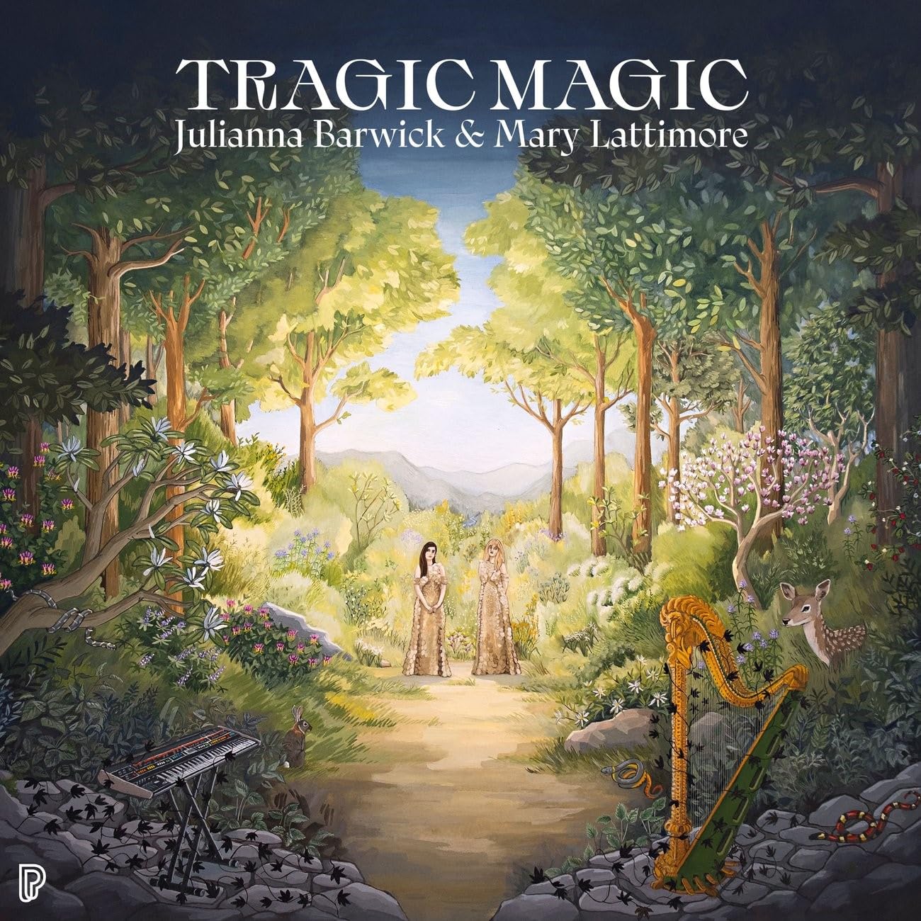 BARWICK, Julianna/MARY LATTIMORE - Tragic Magic - FOREST GREEN VINYL LP