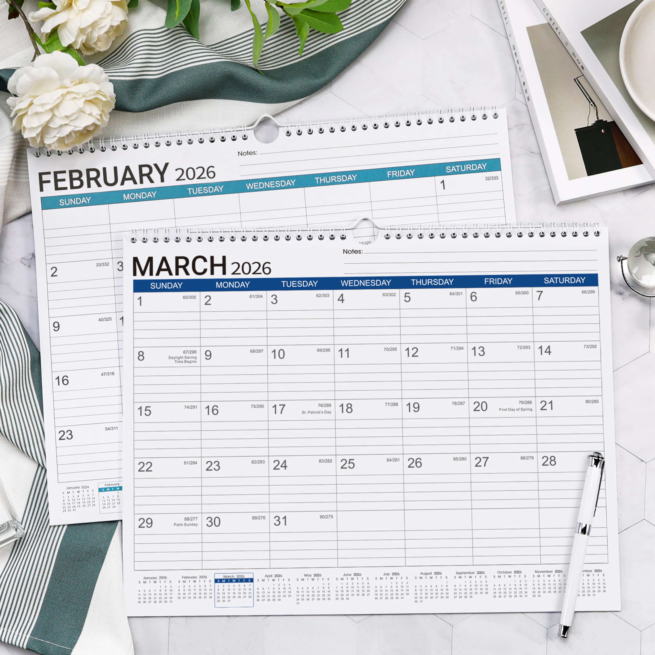 ミュージシャン WANDS / DESKTOP CALENDAR 2023 2023 Letterpress Desktop Calendar – Kiss the Paper