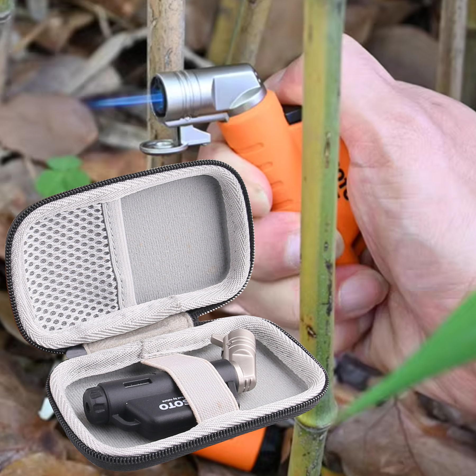 【G.C.S製】新富士バーナー ねじ込み式ガス型 スタッシュケース　セーフ缶 G.C.S製】新富士バーナー ねじ込み式ガス型 スタッシュケース