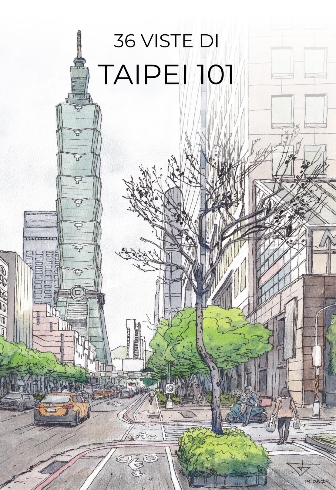 Taipei 101 livre d'illustrations art de Taïwan en édition italienne