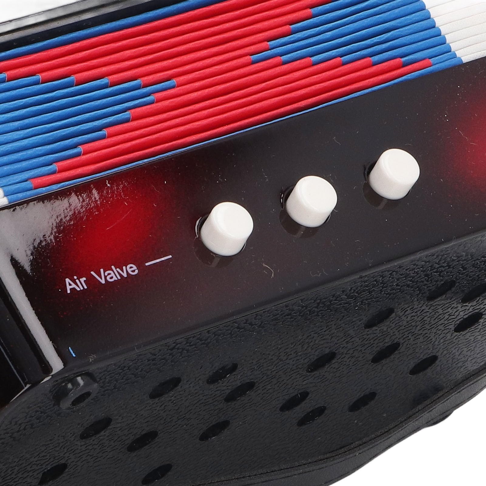 Eujgoov Fisarmonica a Bottoni per Bambini, 7 Tasti, Strumento Musicale per Compagni di Gioco Educativi (Black)