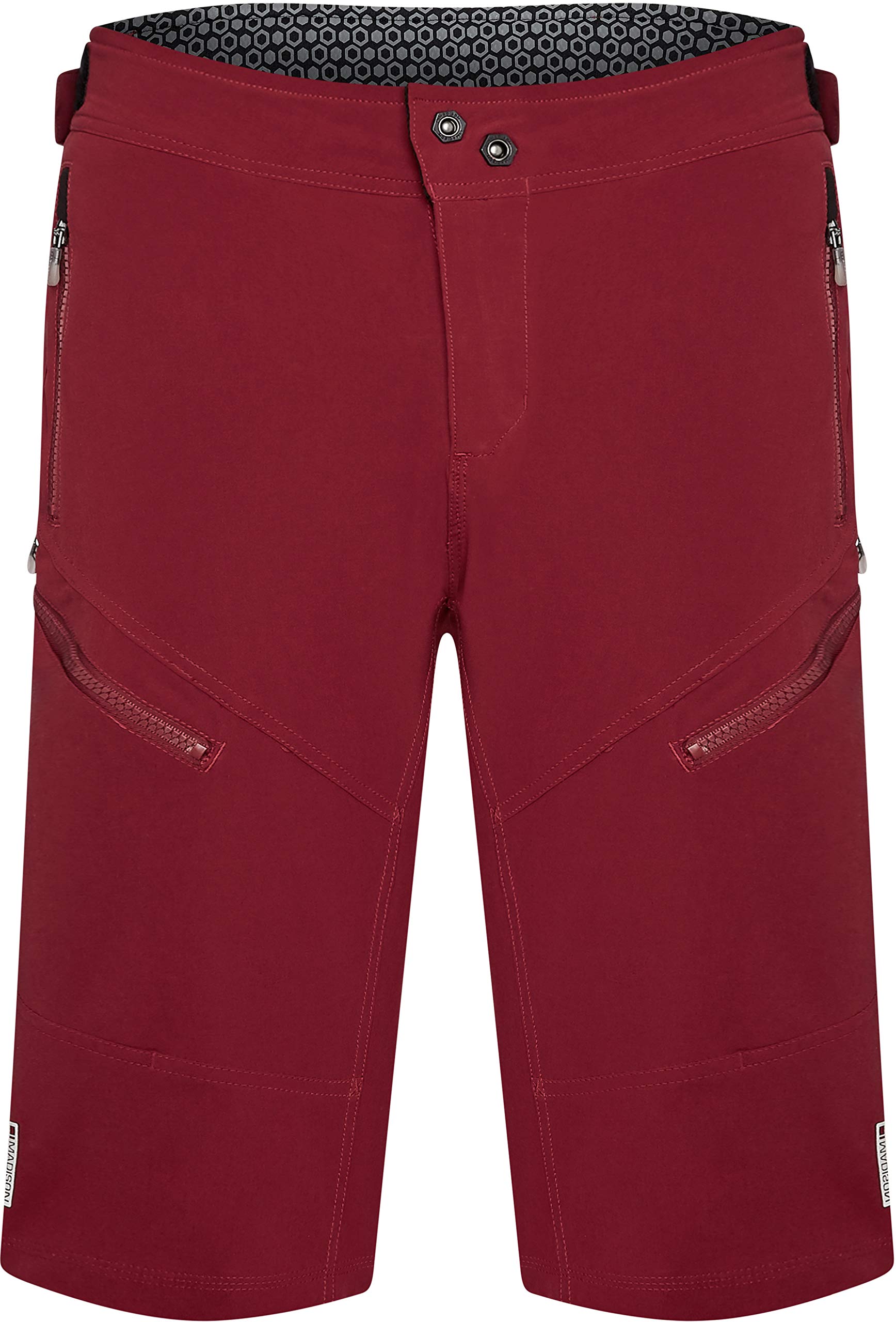 Madison Men's Dwr Red Zenithh Dwr Mountain Bike Shorts - Red, 37-39" Waist