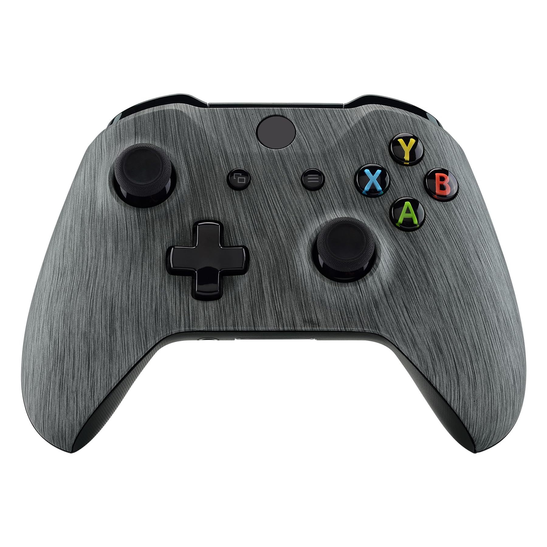 eXtremeRate Green Storm Thunder Patterned Front Housing Shell Case, Soft Touch Faceplate Cover Replacement Kit for Xbox One S & One X Controller (Model 1708) — view 24