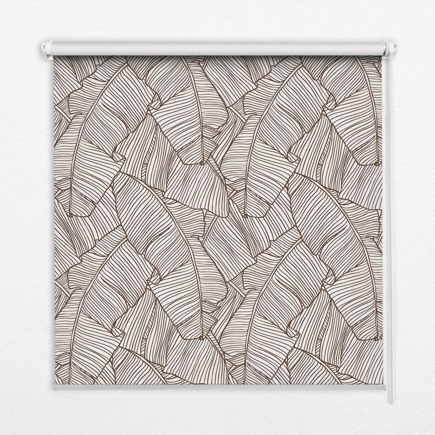 Store occultant motif palmier 60x180cm Tulup pour créer une ambiance jungle dans le salon
