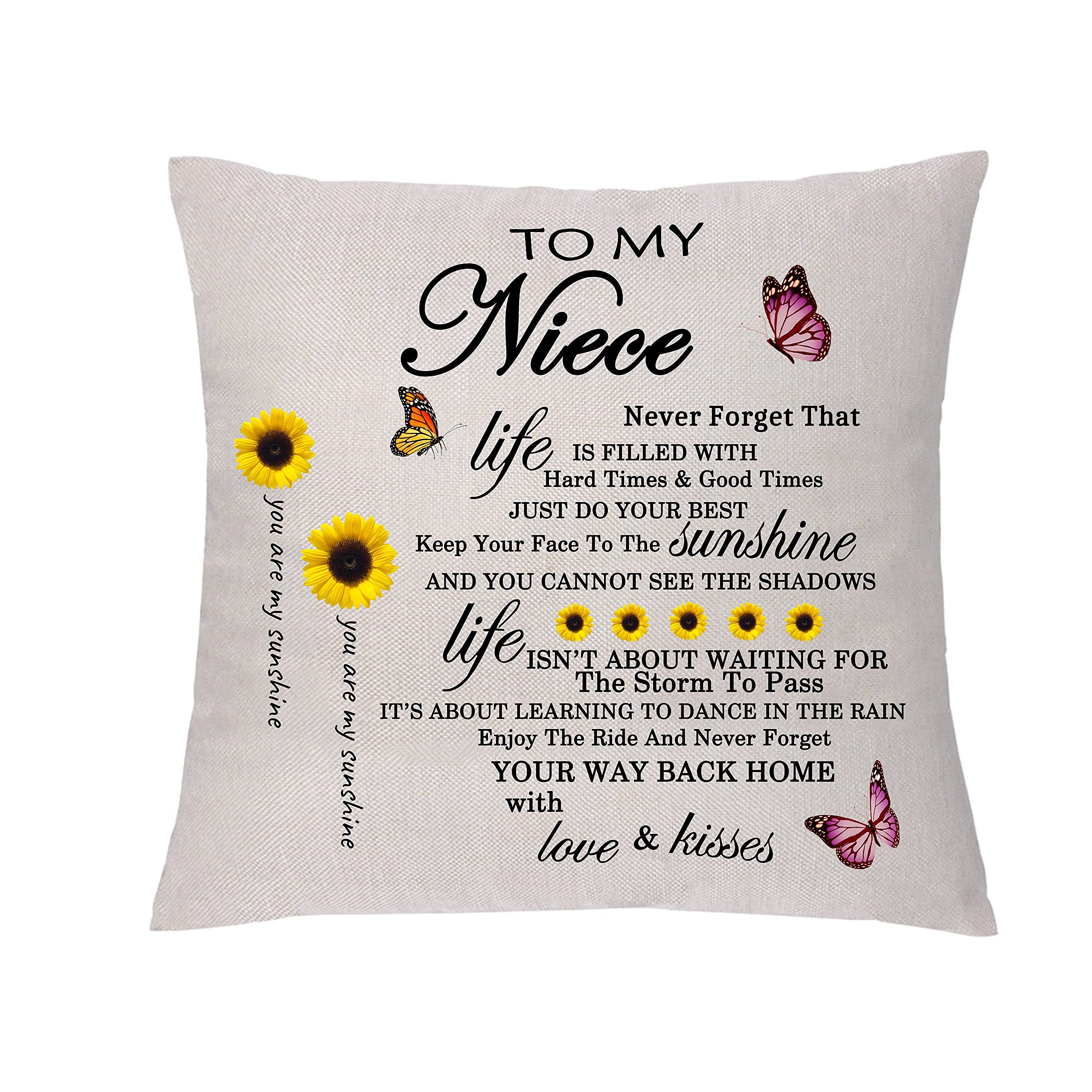 Inspirational Pillow Case Cover Graduation Birthday Gift Grand