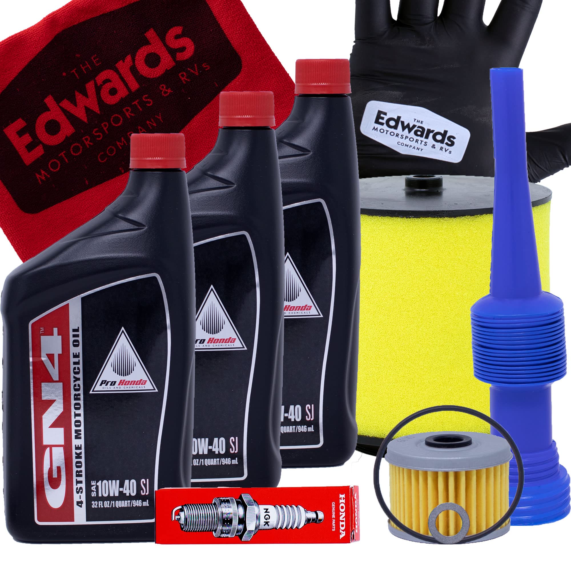 Edwards Oil Change Kit fits 2000-2006 Honda TRX 350 TRX350 Rancher ATV