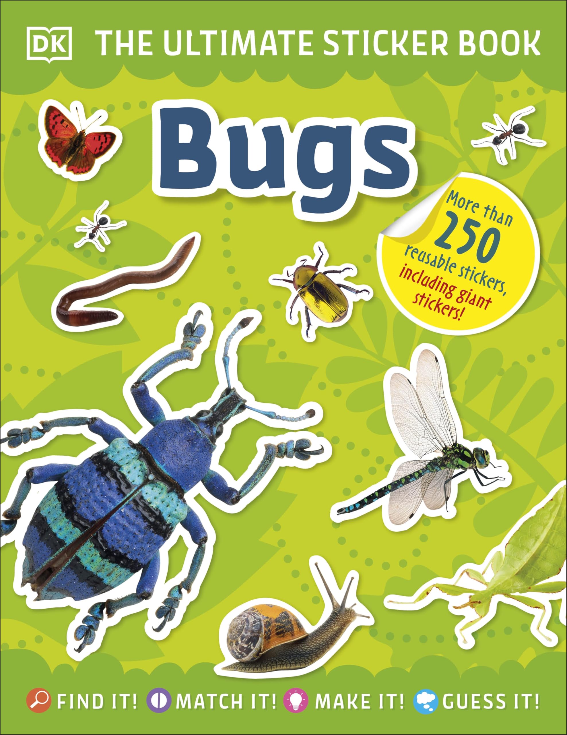 Ultimate Sticker Book Bugs Paperback – 7 Jan. 2021