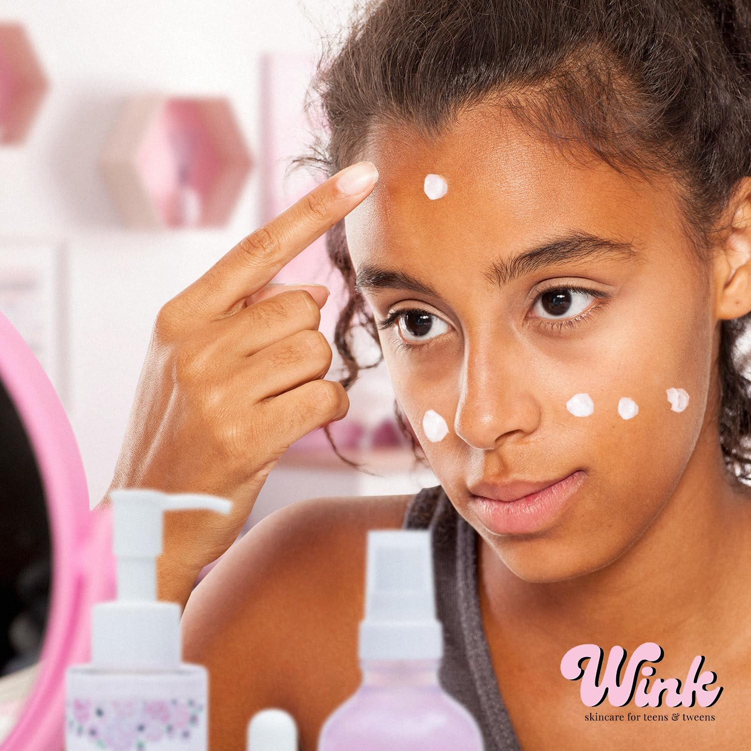 Skin Care Set For Teens (Plant-Based Facial Skincare Kit) Girl's Youth Milk Cleanser, Rose Petal Toner, Face Fruits Serum, & SPF 25 Moisturizer For Acne Relief - Preteen Kids 10-12, Teen and Up