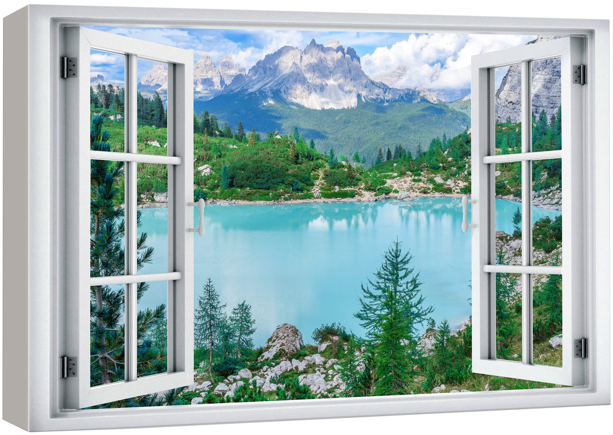 Amazon.com: wall26 Canvas Print Wall Art Window View Colorado