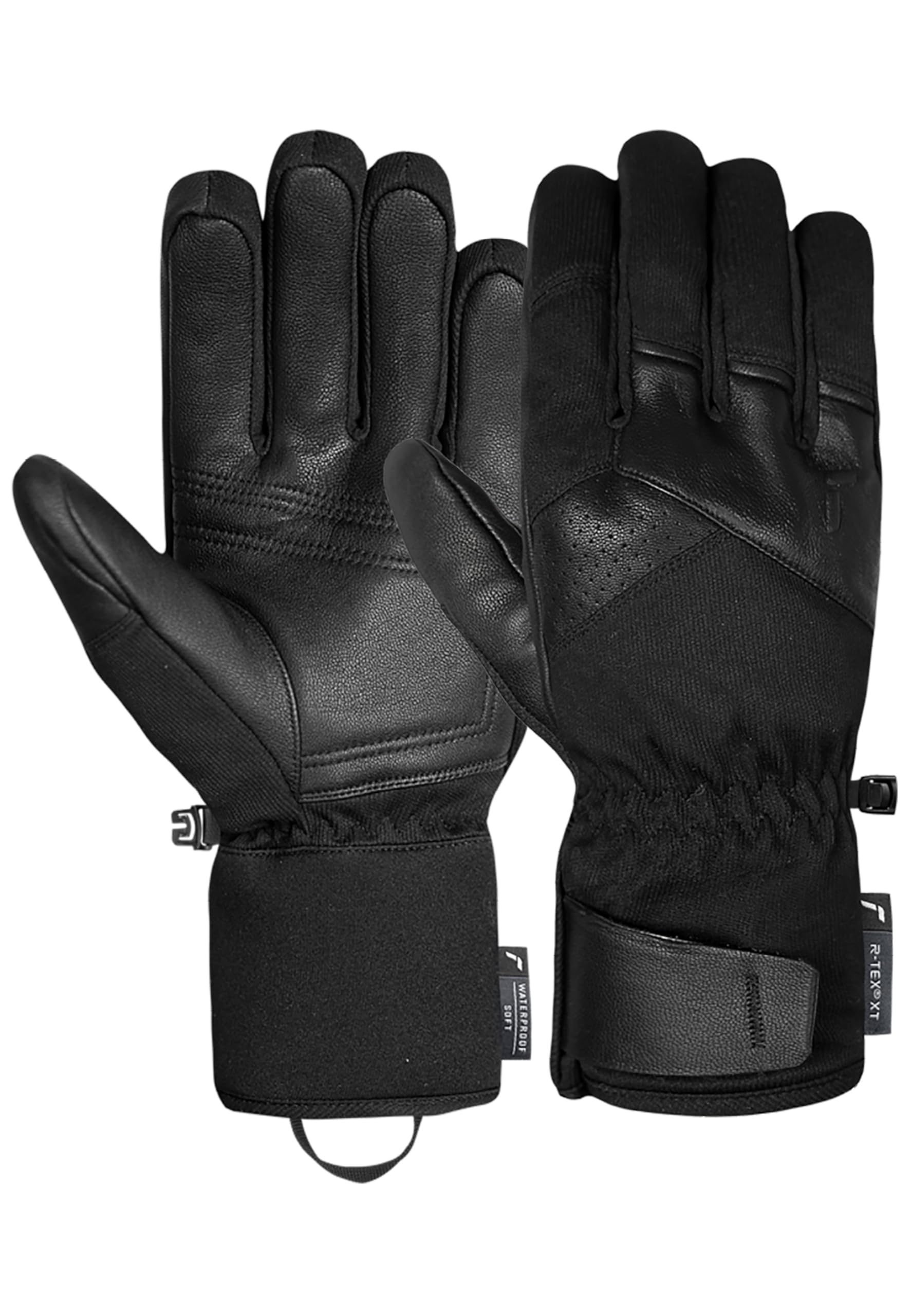 Reusch Creed R-TEX XT Skihandschuhe Unisex – wasserdicht, Winddicht, atmungsaktiv, warme Wollisolierung, Ziegenleder-Innenhand, Softshell, MicroActive-Futter, Wintersport für Damen & Herren