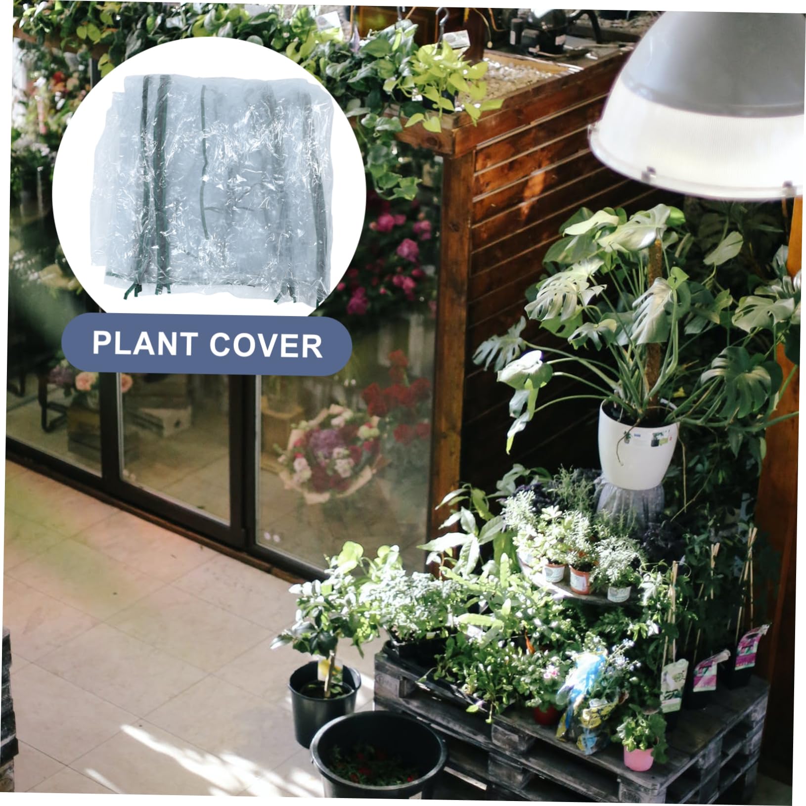 1pezzi Telo per Serra Copertura Protettiva per Piante Design e Resistente Facile da Conservare e Riutilizzare Adatto per Giardini e Terrazzi