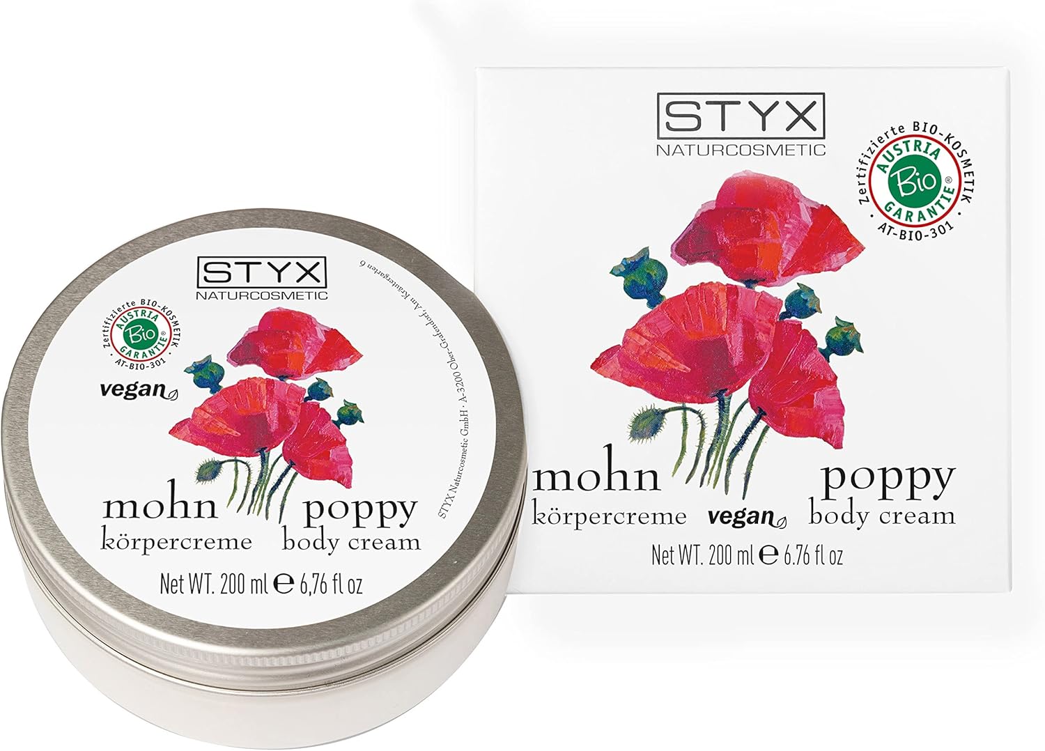STYX Klaprozen Body Cream 200ml