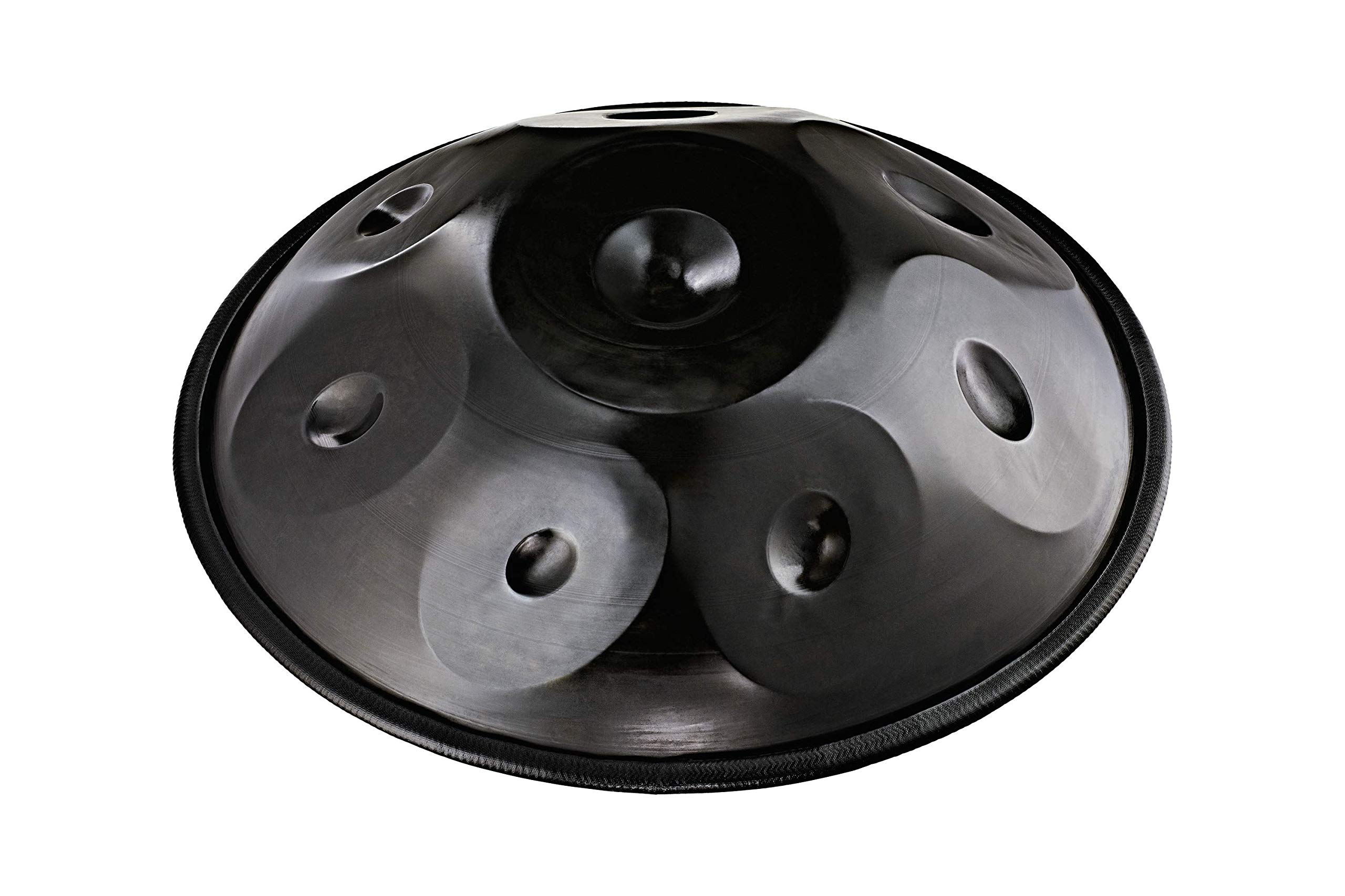 Handpan Drum with Soft, Pure Melodic Tones for Meditation, ASMR, Sound Therapy and Yoga — MADE IN COLOMBIA — Hand Hammered Steel, 2-YEAR WARRANTY