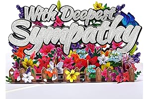 GREETING ART Premium Pop-Up Sympathy Card
