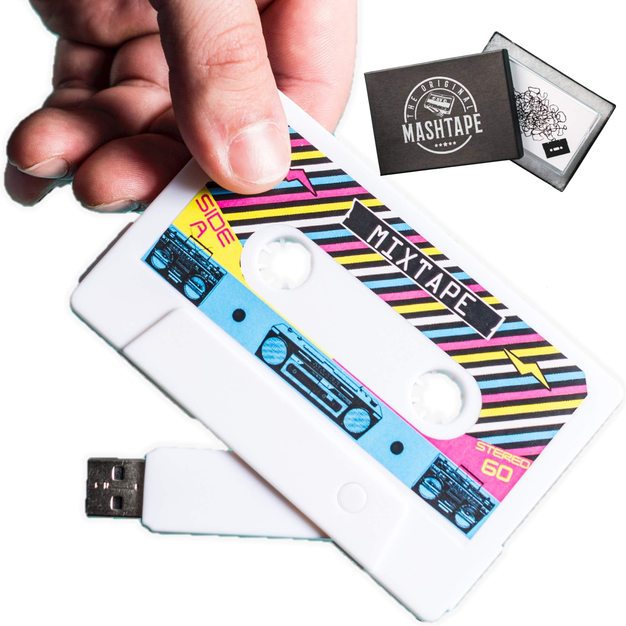 Cassette USB Flash Drive 8GB, Retro Mixtape Gift