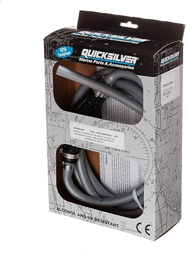 Miniatura 5 de Quicksilver 8M0061890 Conjunto de línea de combustible - 9 pies de largo con bombilla de imprimación
