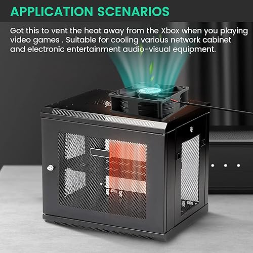 Miniatura 2 de Wathai Ventilador de muffins AC 110V 240V 4.724 in x 1.496 in con controlador de velocidad variable para puerta, habitación a habitación, estufa de