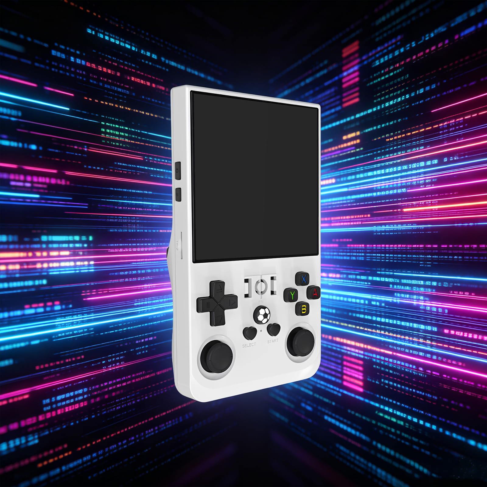 Console portatile con display da 4 pollici e doppio joystick open source