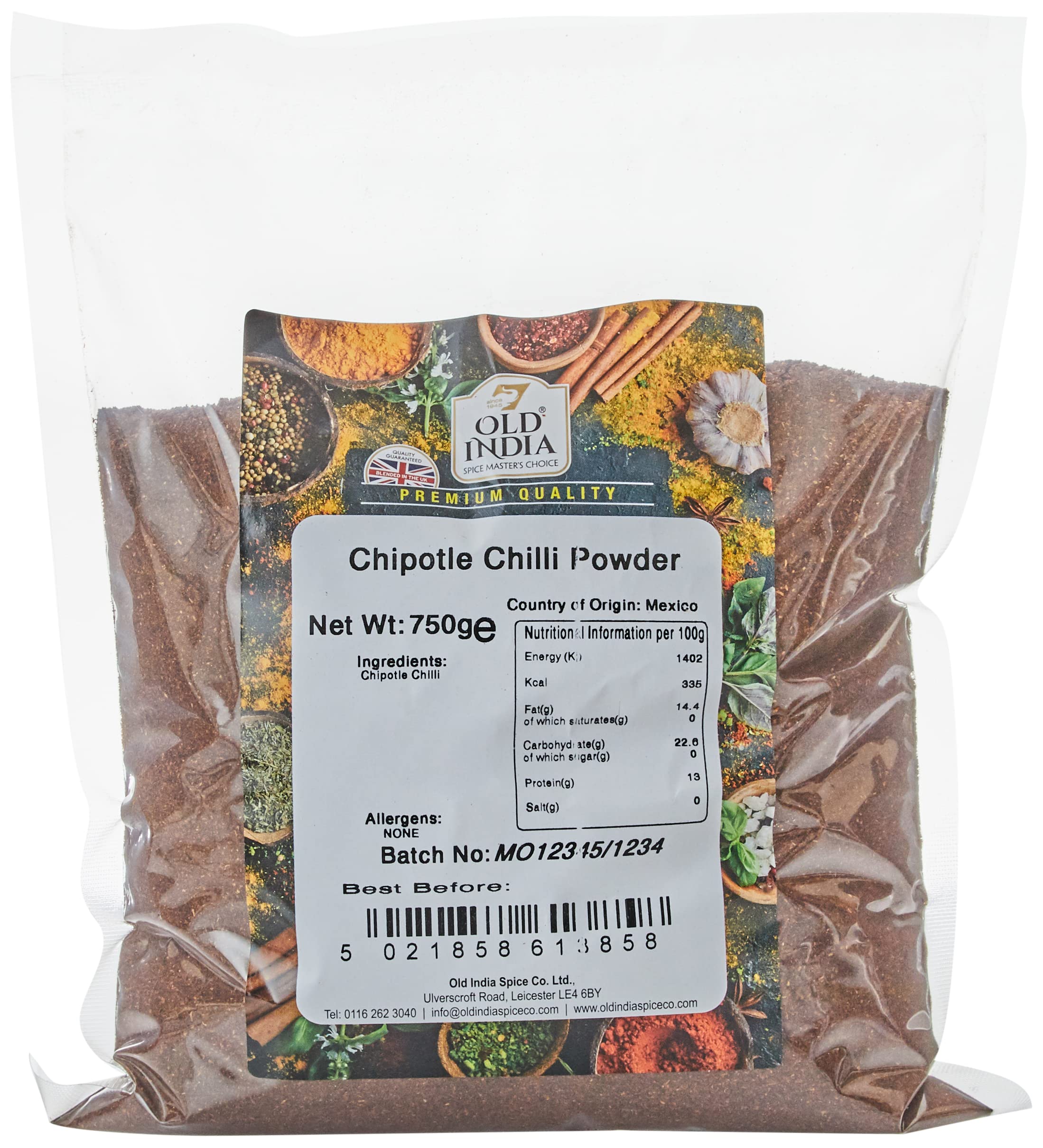 Old India Chipotle Chilli Powder 750g