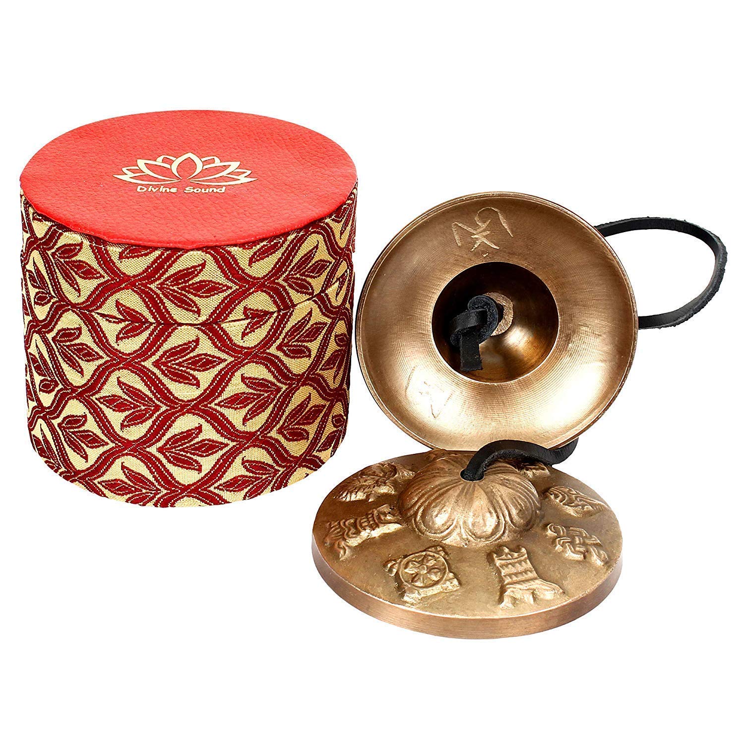 Cymbales Tingsha Tibétaines Gravées Lotus - Alliage 7 Métaux - Son De Cloche Longue Durée - Pour Méditation, Yoga, Guérison Sonore - Avec Boîte Cadeau Tingsha Gravé Lotus Méditation Cymbales Tingsha Tibétaines Gravées Lotus - Alliage 7 Métaux - Son De Cloche Longue Durée - Pour Méditation, Yoga, Guérison Sonore - Avec Boîte Cadeau Tingsha Gravé Lotus Méditation