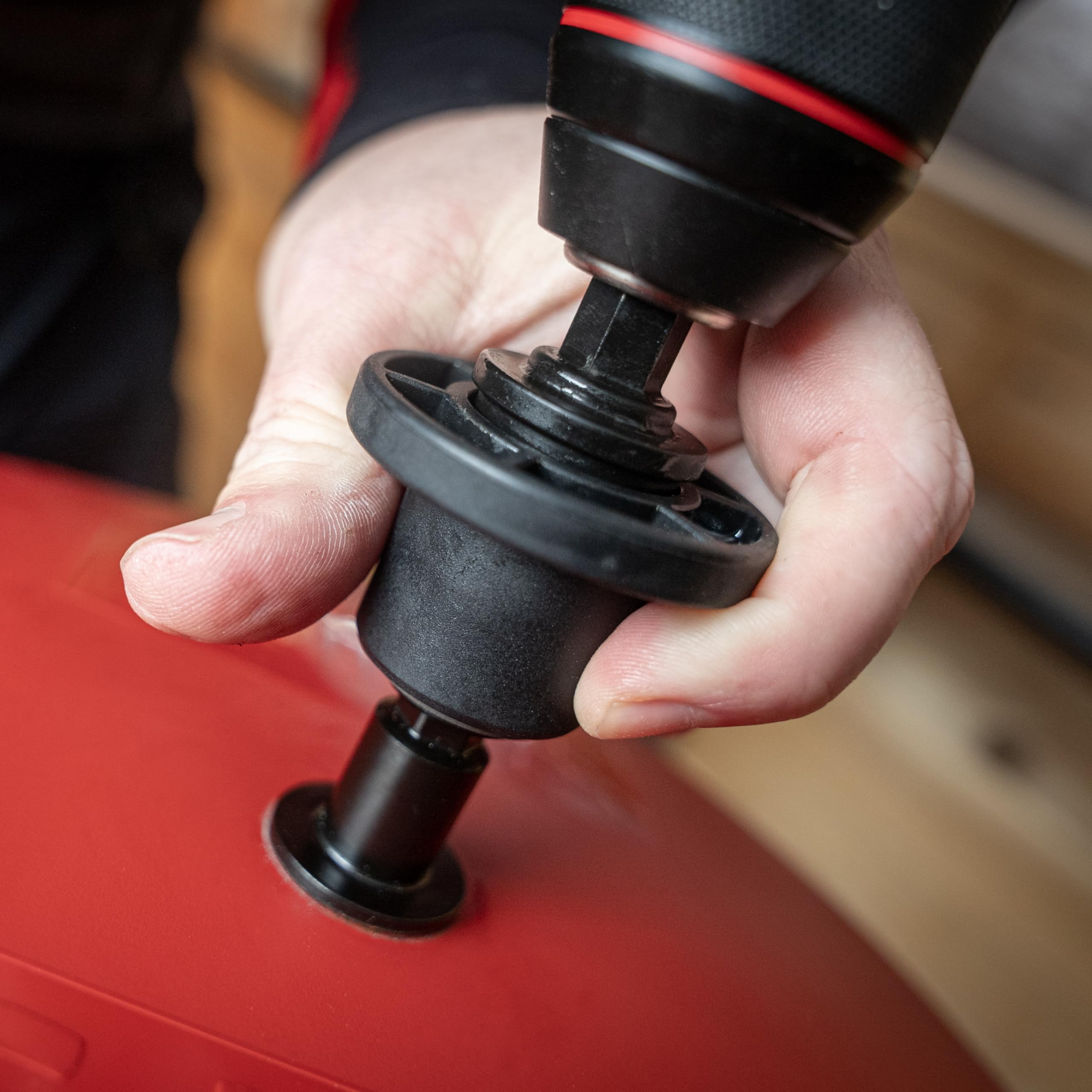 Eskimo Quick Connect Auger Kit - Red -4