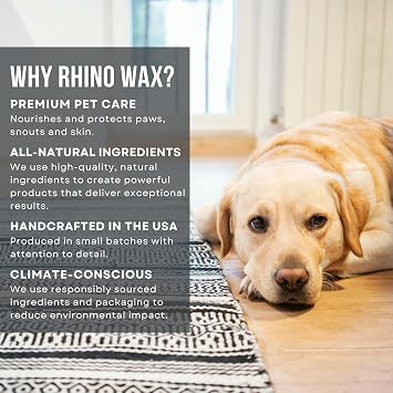 Rhino Wax Trail Paw Wax for Dog Hiking, Rocks, Trails & Rough Terrain | Protect dog paws on hikes from rocks, thorns and rough terrain with Trail Wax designed for rugged hiking adventures.