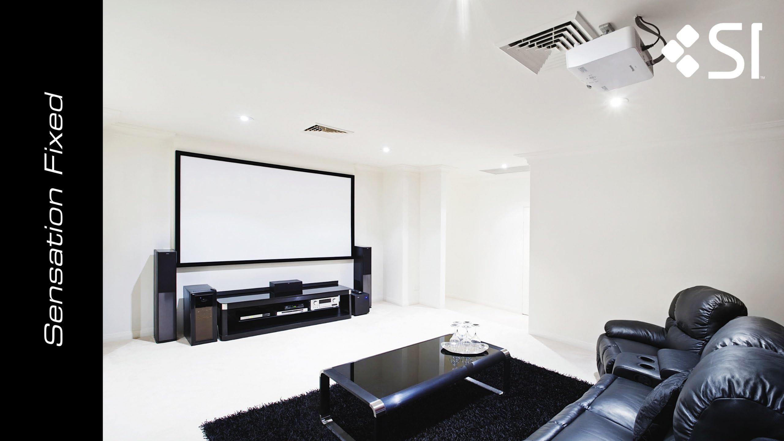 Screen Innovations TSF106MW Theater Sensation Fixed Projection Screen