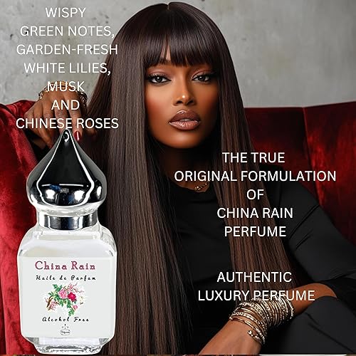 Miniatura 5 de CHINA RAIN Aceite de perfume original* Larga duración * Vegano * Sin ftalatos * Sin alcohol * 0.3 fl oz. Botella de regalo *