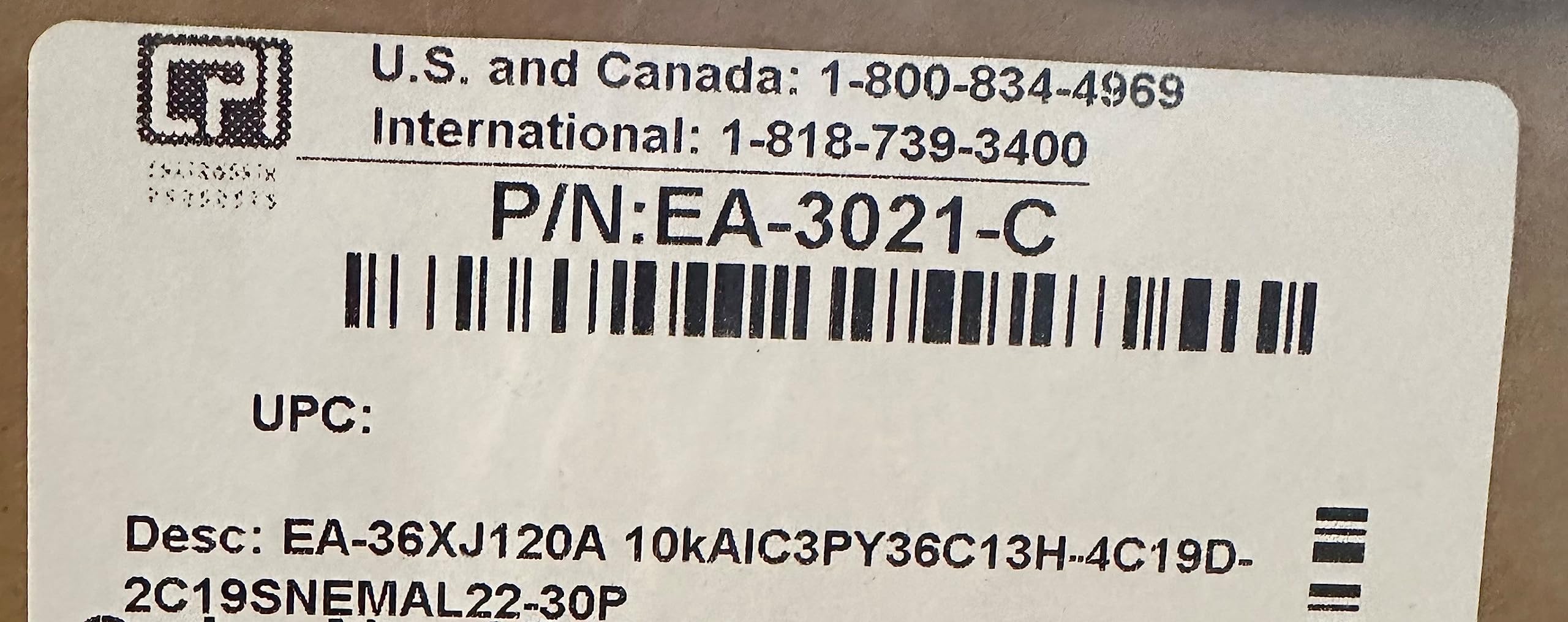 CPi Chatsworth EA-3021-C Monitored eConnect PDU 42U 17.2kW (36) C13+(6) C19