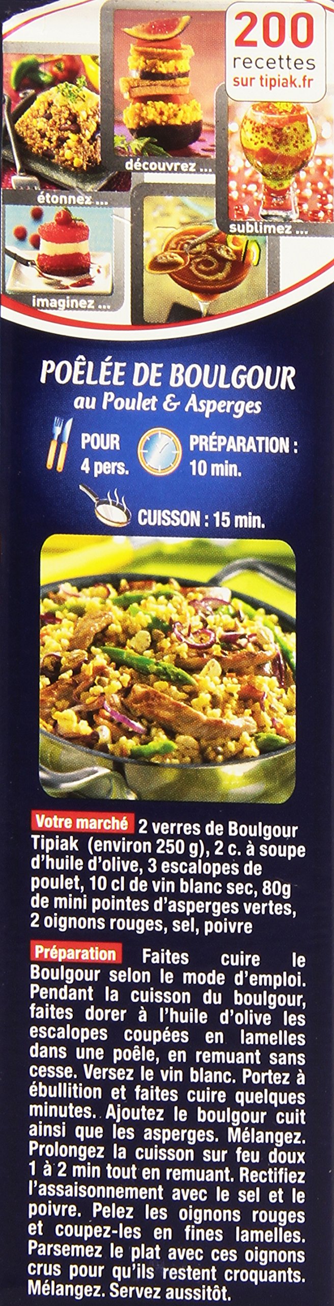 Tipiak Boulgour Tradition 500 g, 6 Stück