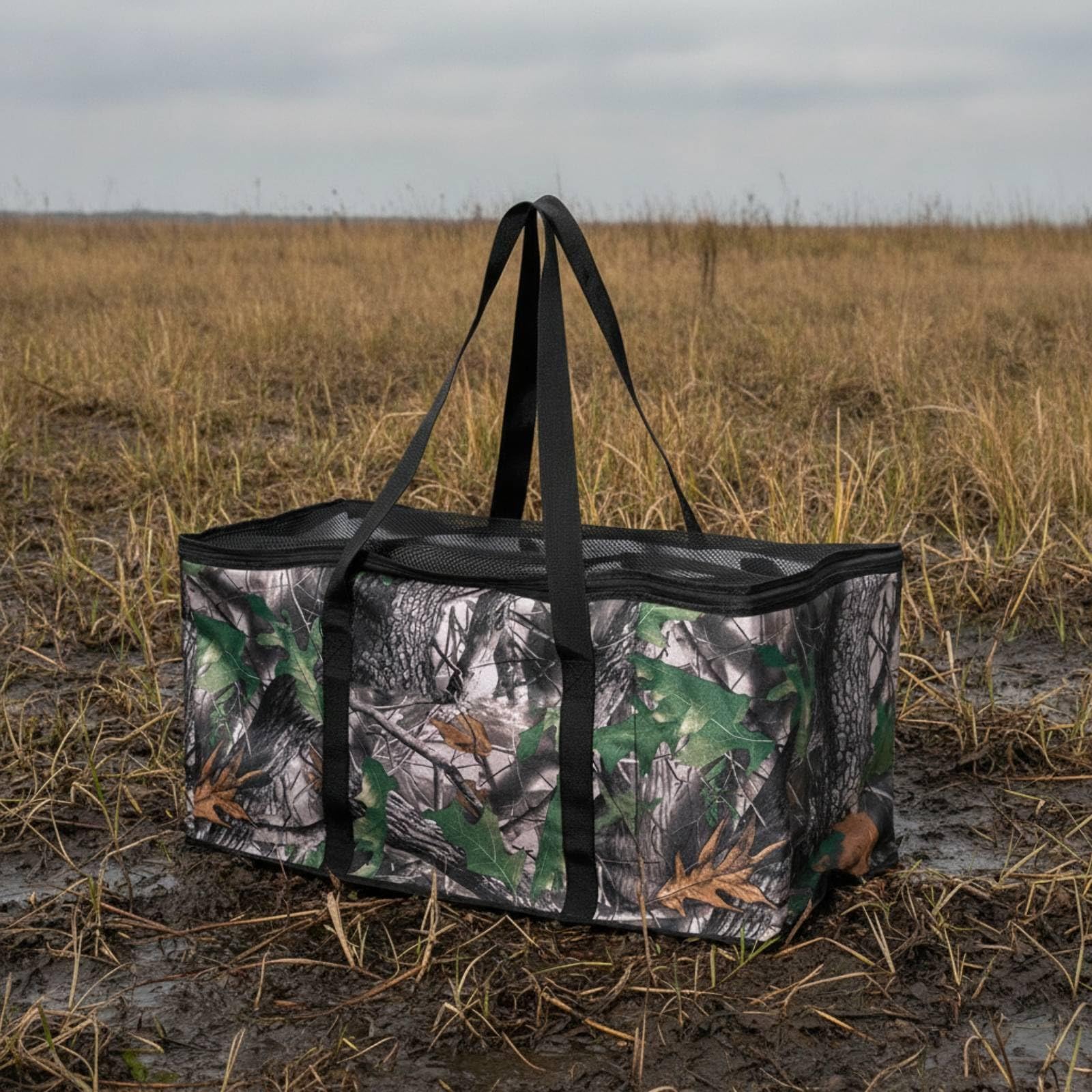 Jiuvaso Sac Pêche avec Séparateurs, Vert, Vert Feuillage