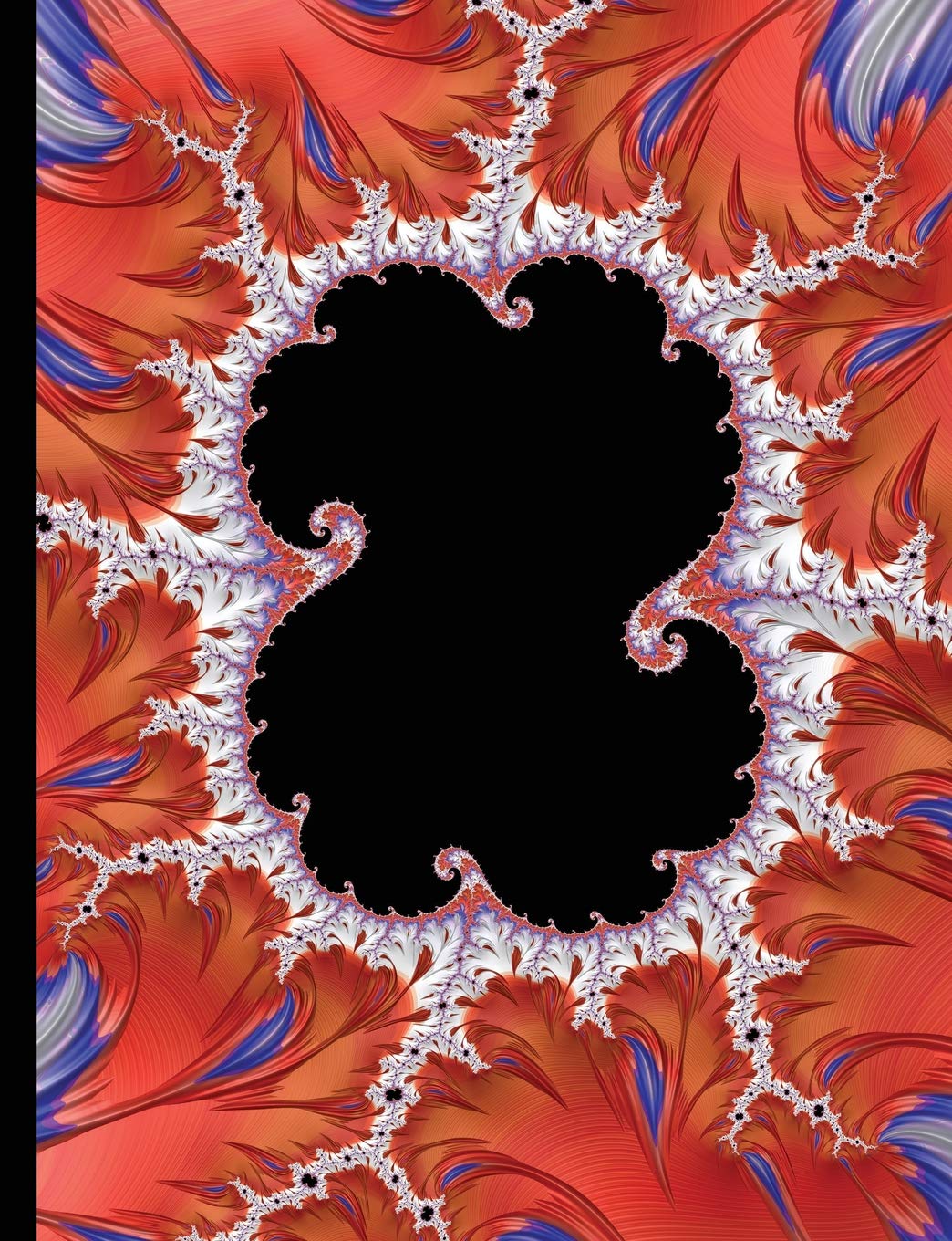 Composition Notebook - College Ruled, 100 Sheets: Mandelbrot Set Fractal Art "Adriyen" (200 Pages, 7.5" x 9.75") (Mandelbrot Set Fractals)