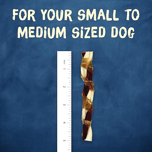 Miniatura 10 de Purina Busy Bone Jerky Twists - Golosinas de carne de res y pollo para perros de raza pequeña y mediana (paquete de 5) bolsas de 20 unidades