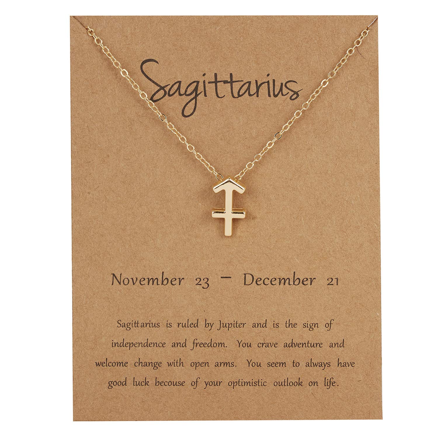 Fab Couture's Elegant Zodiac Sign Sagittarius Unique Jewellery Pendant for Women-image-33