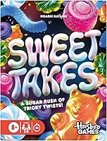 Hasbro Gaming Sweet Takes Card Game: Candy-Themed Strategy for Kids, Teens & Adults, 2-5 Players, 30 Min Travel Fun Ages 8+