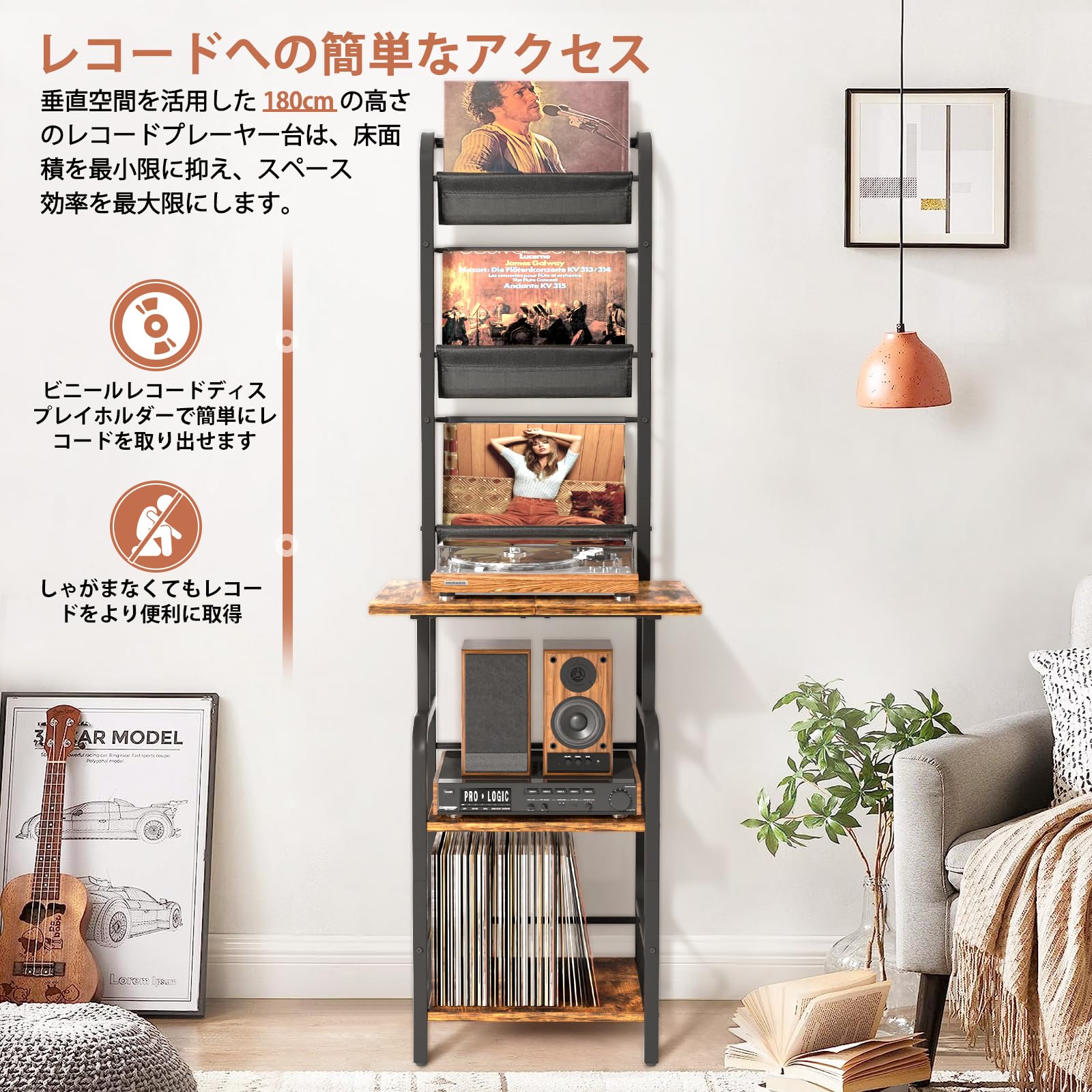 VINAEMO レコードラック Amazon.co.jp: VINAEMO レコードラック、レコード棚、レコード 収納