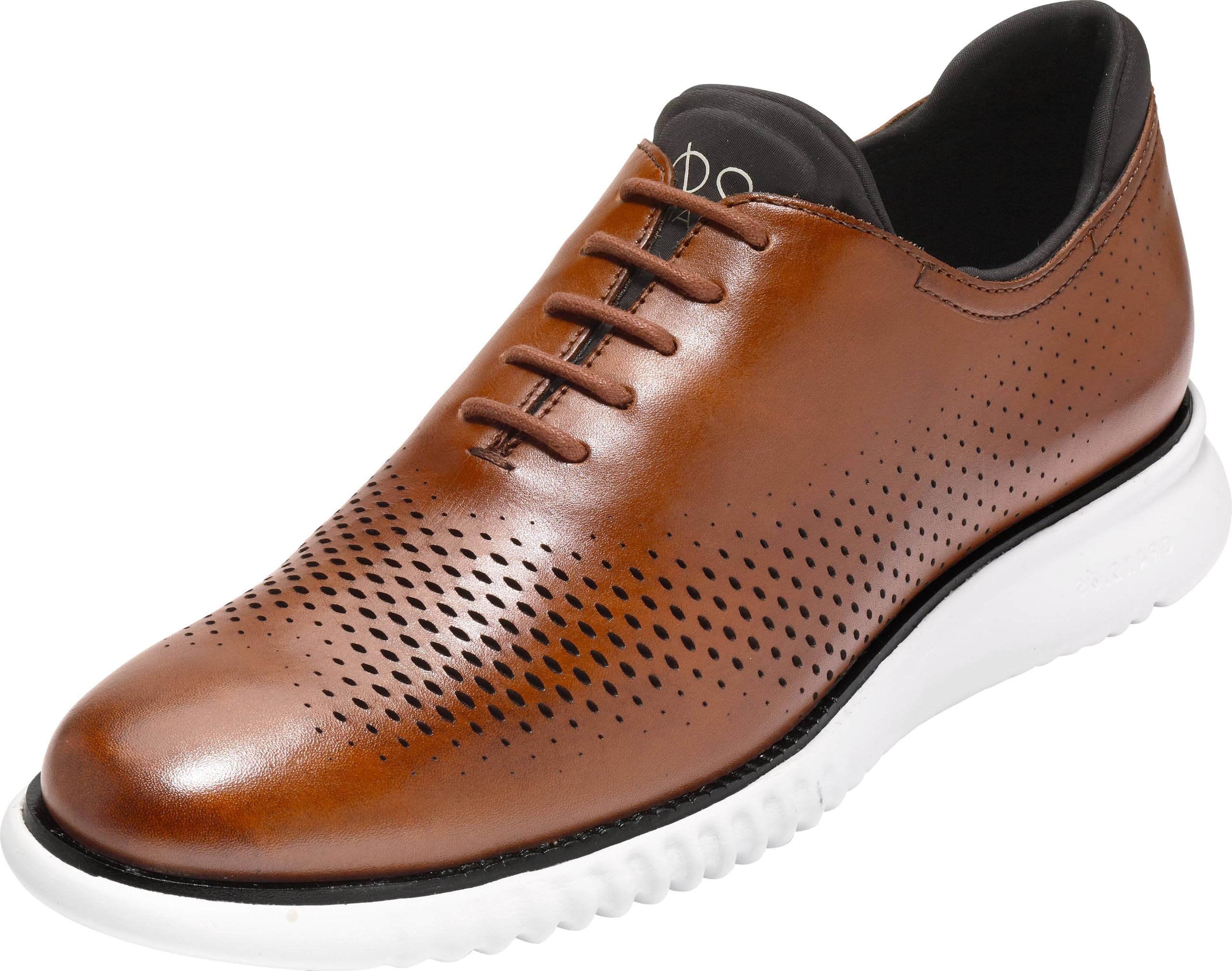 2.zerogrand Laser Wingtip Oxford Lined mens Oxford
