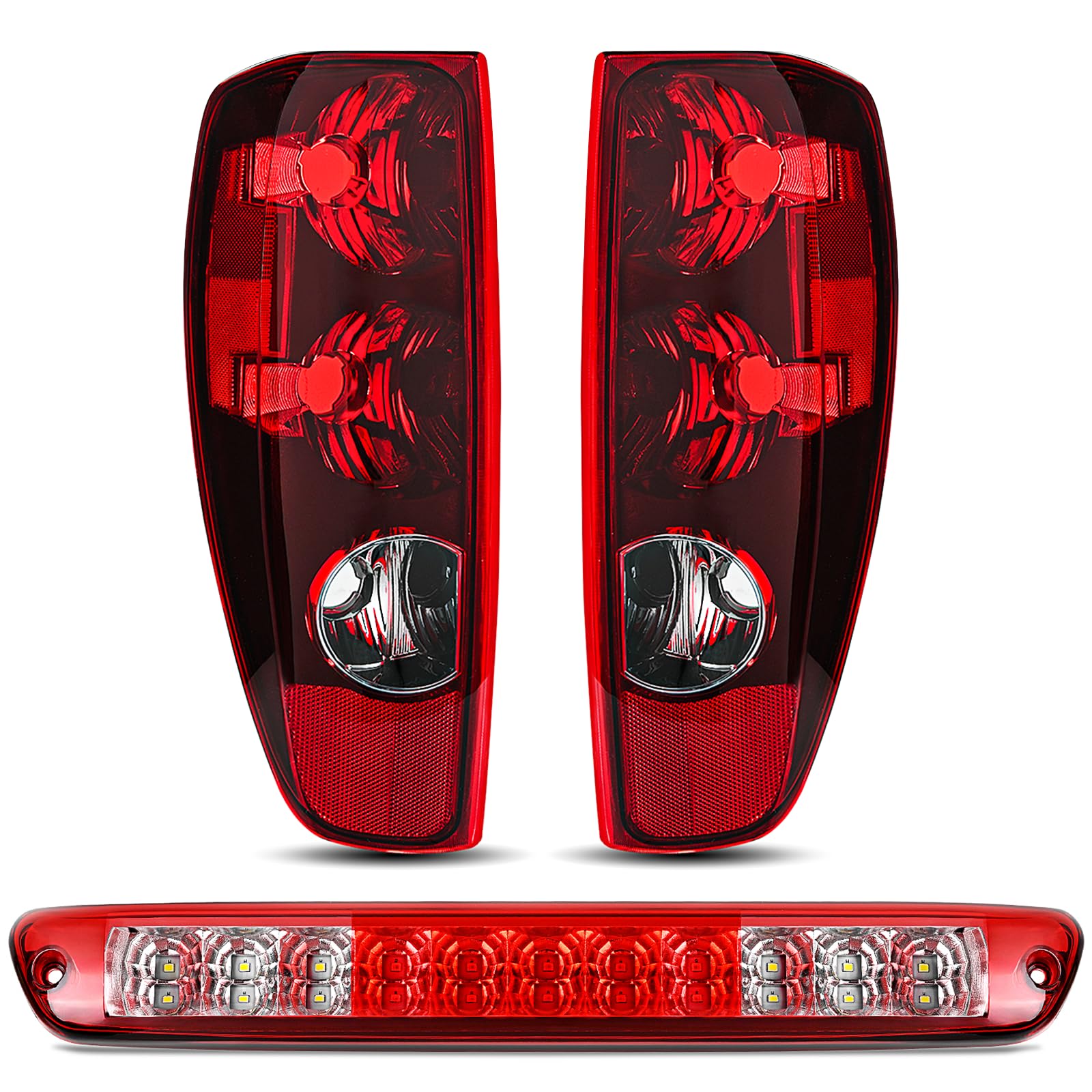 Nilight Tail Light and Brake Light Assembly 04-12 Chevy Colorado GMC Canyon