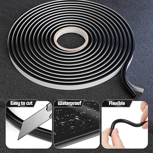 Miniatura 3 de Cinta selladora de butilo, selladores PROMOTOR Cinta de goma de butilo para instalar piezas de coche, ventanas, puertas y parabrisas, etc.