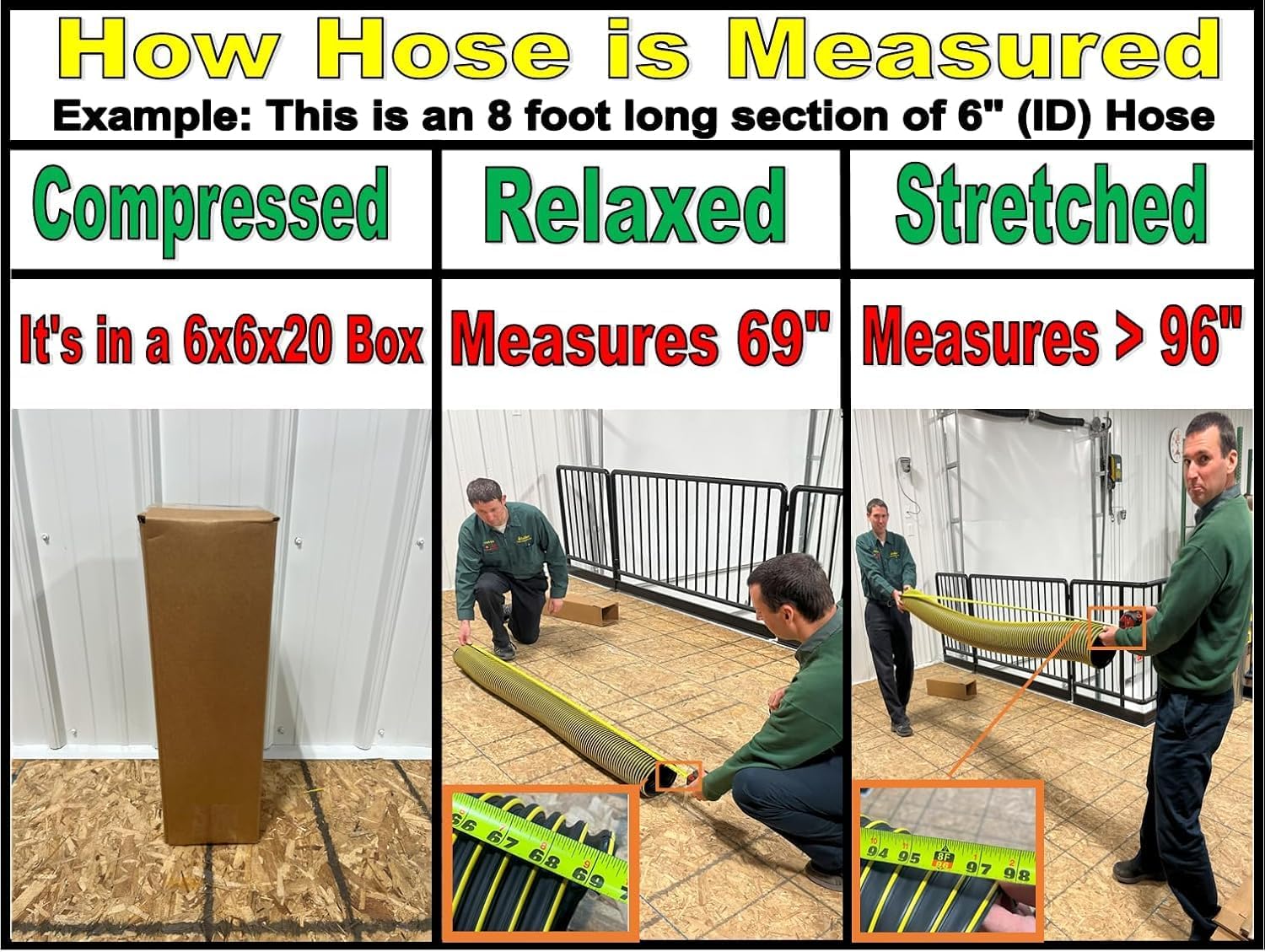 Flexaust 20 Feet of 10 Inch T7W Flexible Hose for Lawn Leaf Blower Vac Grass Catcher Bagger