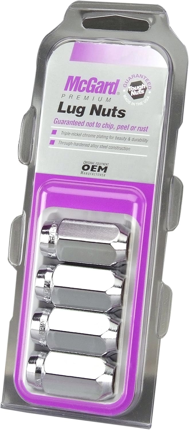 McGard 64069 Chrome Cone Seat Lug Nut Set, (Set of 4)