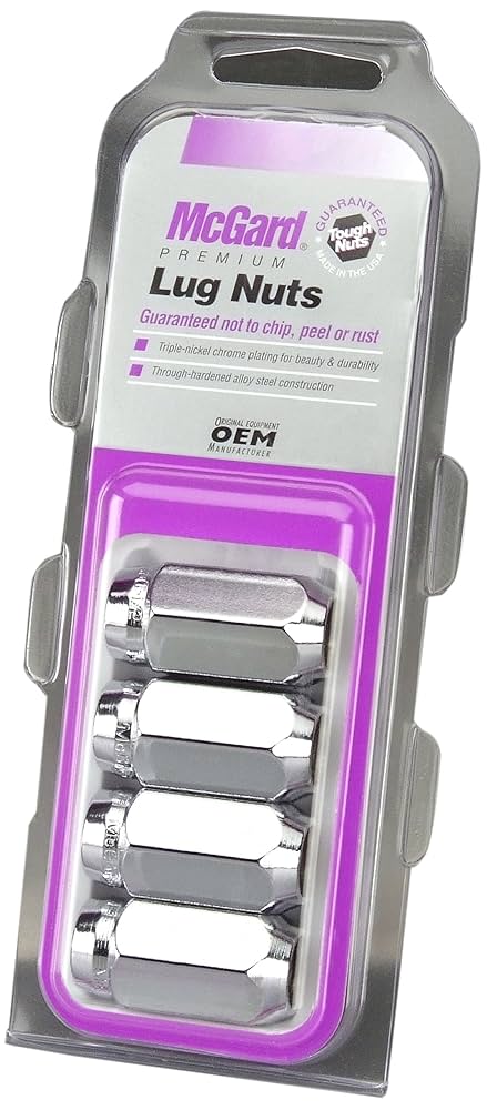 NKT　6/25 Amazon.com: McGard 64069 Chrome Cone Seat Lug Nut Set, (Set