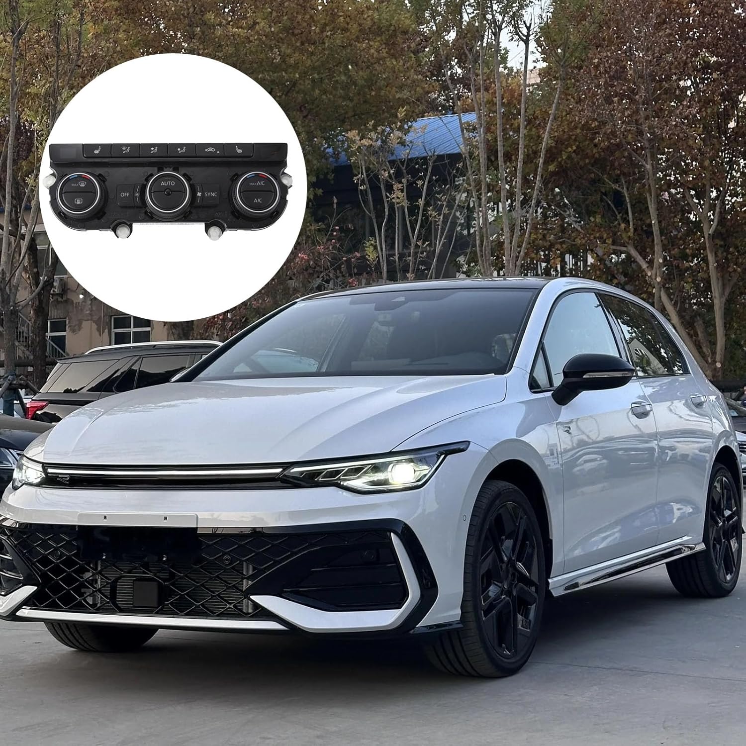 ★入手困難★【キチェケ】車両正確なエアコンヒーターコントローラーヒーター制御多機能エアフローレギュレーター35D907044Fカースイッチ