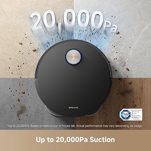 Miniatura 7 de DREAME X50 Ultra Robot Aspirador y trapeador con vacío automático y trapeador autolimpiante, succión de 20,000 Pa, evitar obstáculos y navegación de