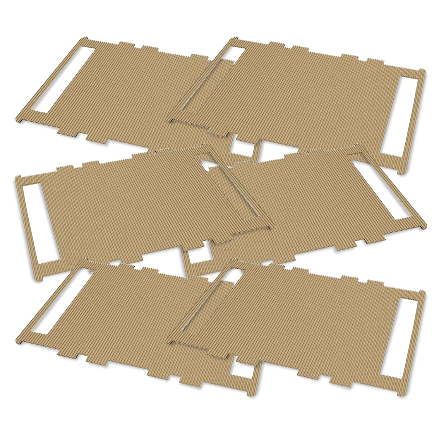 Brinsea Corrugated Cardboard Hatching Mat for Ovation 56 Egg Incubator, Textured Disposable Hatch Floor Covering to Improve Chick Surface Grip, Easier Cleaning, Pack of 6 Mats